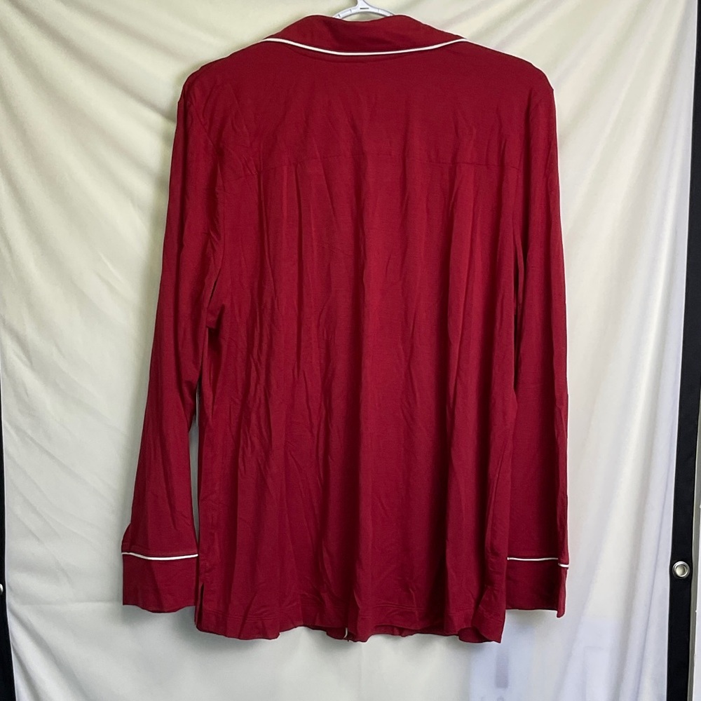 Soma COOL NIGHTS
Long-Sleeve Notch Collar Pajama Top - Picture 5 of 7